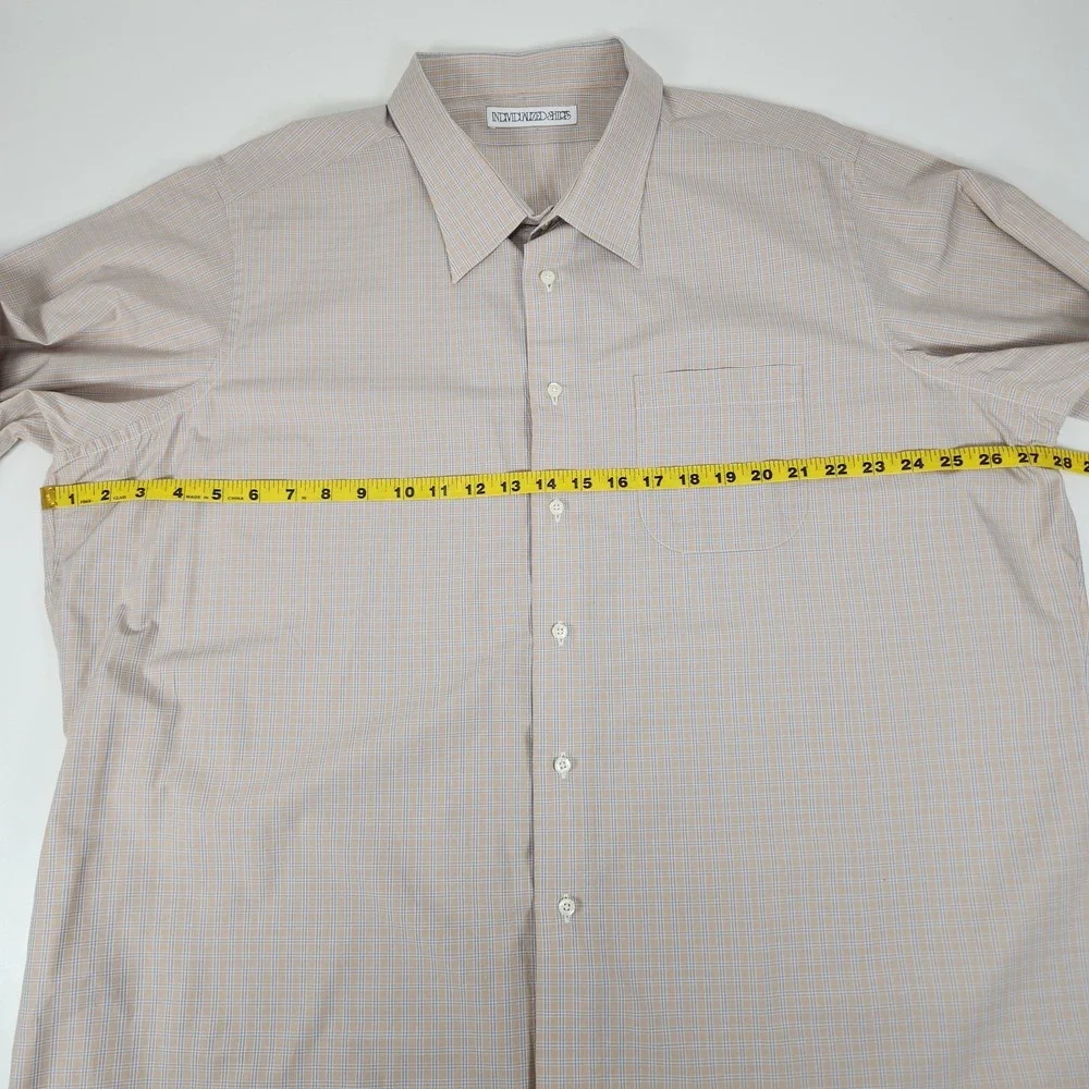 Individualized Shirts Men‎ Lot 3 Button Down Neck Size 20.5 See Pics For Sizing